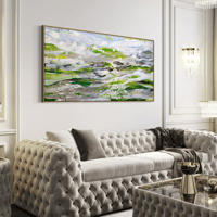 Image 10 of ‘Fields of moving Light’ - 184x94cm FRAMED