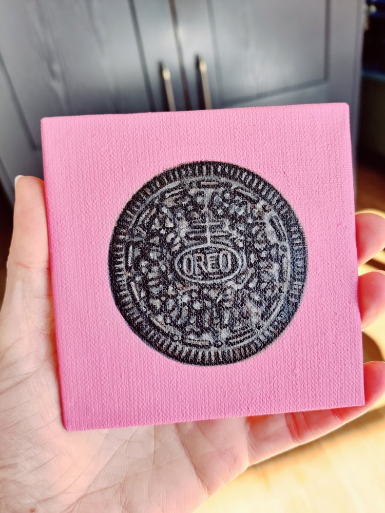 Image of 'Oreo' Original mini oil painting