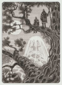 Image 4 of Grove of the Burnwillows Artist proof MtG card