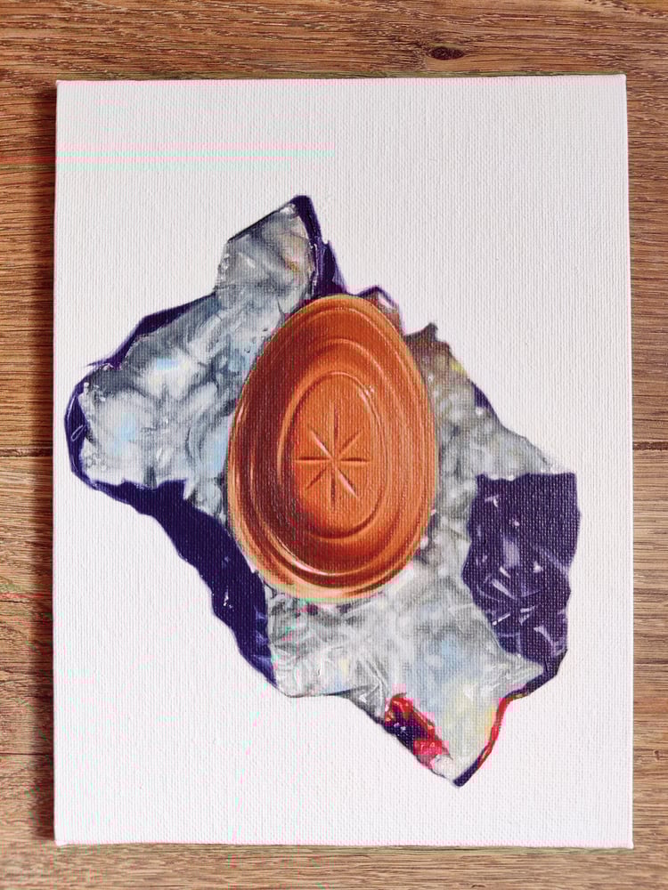 Image of 'Chocolate Egg' Medium oil painting