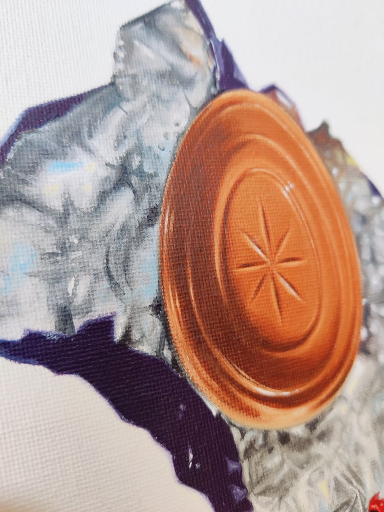 Image of 'Chocolate Egg' Medium oil painting