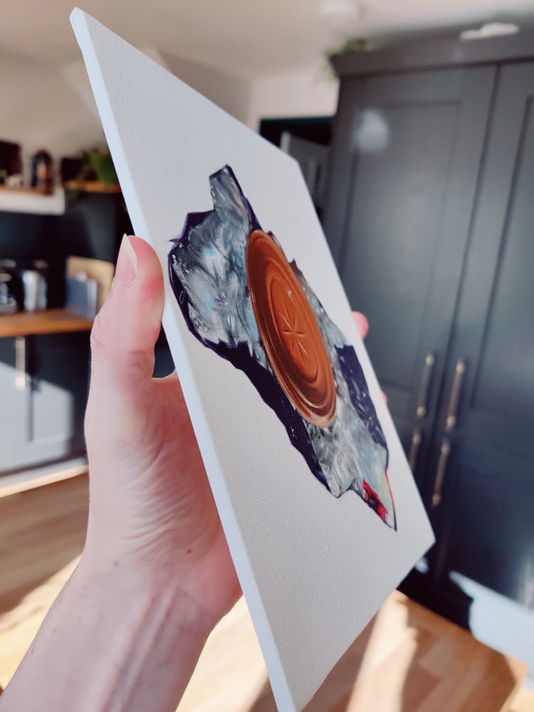 Image of 'Chocolate Egg' Medium oil painting