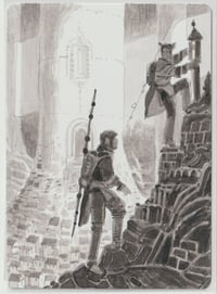 Image 4 of Echoing Deeps Artist Proof MtG card