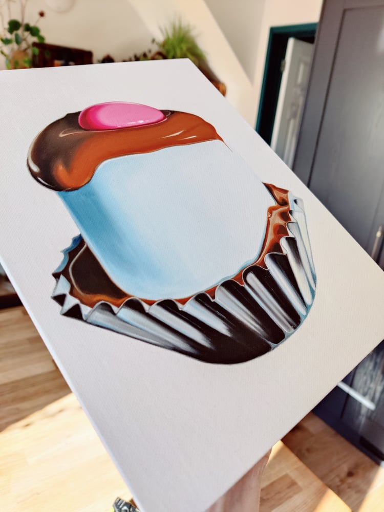 Image of 'Top Hat' Medium oil painting