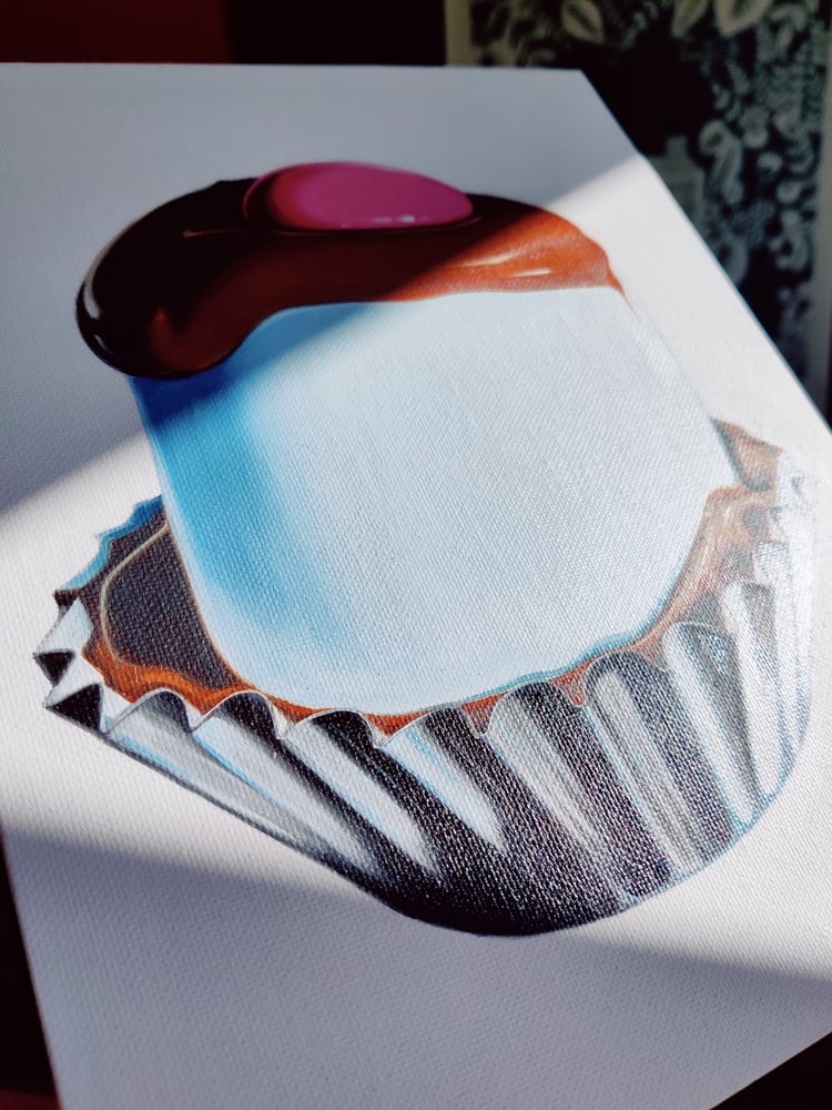 Image of 'Top Hat' Medium oil painting