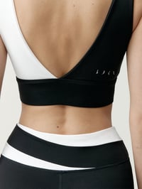 Image 5 of Top Kate Blanco/Negro