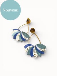 Image 1 of Boucles HELENA bleu