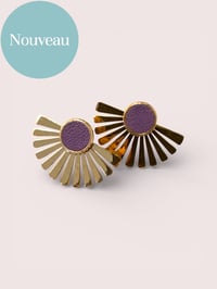 Image 1 of Boucles BILLIE Violet