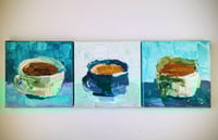 Image 1 of Rhythm of Light: Turquoise Cup Triptych