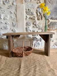 Image 2 of Table de chevet petit banc - meuble campagne