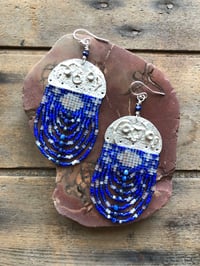 Image 1 of Boucles d’oreilles « Nuit étoilée »