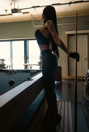 Image of Toxic Vision Midnight leopard halter top