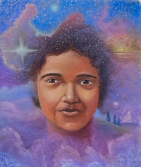 Pastel fantasy portrait