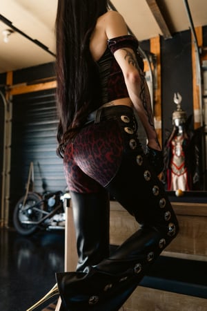 Image of Toxic Vision Midnight leopard pants