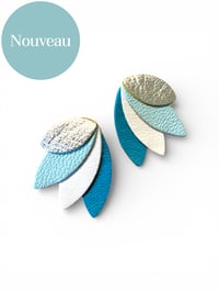 Image 1 of Boucles SALLY bleu