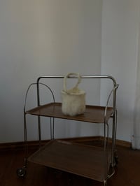 Image 4 of furry bucket bag
