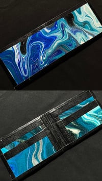 Acrylic Duct Tape Wallet (Blue)