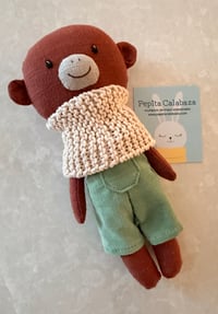 Image 3 of Pepita Monkey Doll-Green Overalls