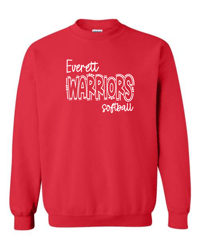 Everett Softball Crewneck Design 2