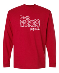 Everett Softball Long Sleeve Design 2