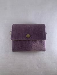 Image 1 of LITHUANIAN LINEN WALLET / SHIBORI #011