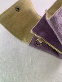 Image 4 of LITHUANIAN LINEN WALLET / SHIBORI #011