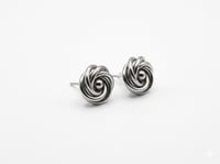 Image 1 of  Mobius Stainless Steel Stud Earrings 