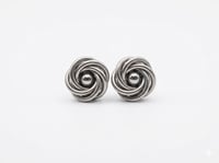 Image 2 of  Mobius Stainless Steel Stud Earrings 