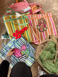 Image 5 of STREIFEN TASCHE ⛧° VINTAGE BAG ⛧°IBIZA ⛧° BEACH ⛧°