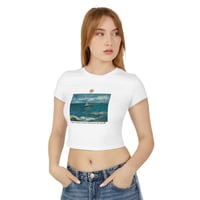 Image 4 of Van Gogh Seascape Study Crop Tee