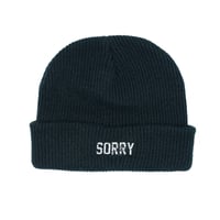 Image 1 of Sorry Sure Shot Logo Beanie