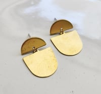 Image 2 of Loop-D  and Curve-D Earrings