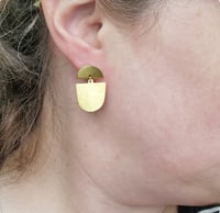 Image 6 of Loop-D  and Curve-D Earrings