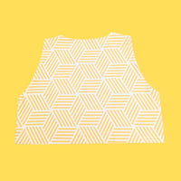 Image 2 of Hexagon Crop Vest