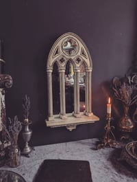 Image 1 of Gothic mirror shelf 