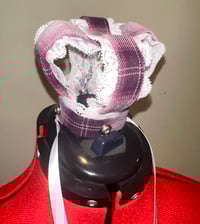 Image 14 of 4-piece pink plaid x white princess set