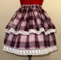 Image 10 of 4-piece pink plaid x white princess set