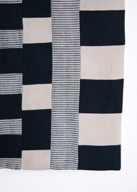 Image 2 of Offcuts Wall Hanging - Navy Stripe