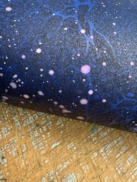Image 3 of 'Glittering Skies' on Blue with interference violet // 2 sheets available 