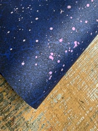 Image 4 of 'Glittering Skies' on Blue with interference violet // 2 sheets available 