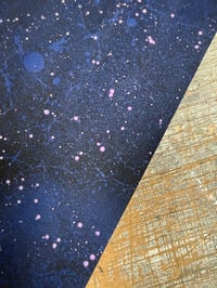 Image 6 of 'Glittering Skies' on Blue with interference violet // 2 sheets available 