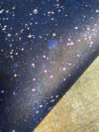 Image 1 of 'Glittering Skies' on Blue with interference violet // 2 sheets available 