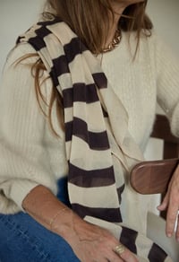 Image 4 of Foulard Lana Zebra Beige 