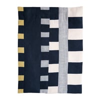 Image 1 of Offcuts Wall Hanging - Navy Stripe