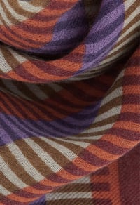 Image 2 of Foulard Lana Bordeaux 