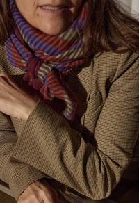 Image 1 of Foulard Lana Bordeaux 