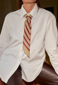 Image 3 of Foulard Lana Tourmaline  Bordeaux 