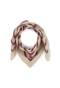 Image 4 of Foulard Lana Tourmaline  Bordeaux 