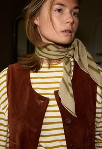 Image 1 of Foulard Lana Tourmaline Kaki 