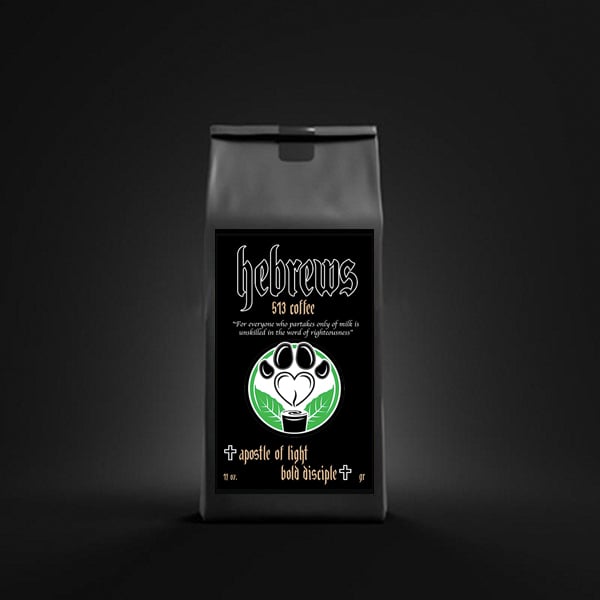 HEBREWS 513, An Ethereal Elixir, Light or Bold Roast, Ground